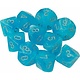 Luminary 10 * D10 Sky W / Silver Chessex Dice (CHX27366)