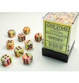 Chessex Festive 36 * D6 Circus / Black 12mm Chessex Dice (CHX27842)