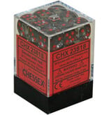 Chessex Translucent 36 * D6 Smoke / Red 12mm Chessex Dice (CHX23818)