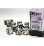 Chessex Festive 12 * D6 Caroussel /  White 16mm Chessex Dice (CHX27640)