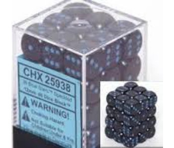 Speckled 36 * D6 Blue Stars 12mm Chessex Dice (CHX25938)