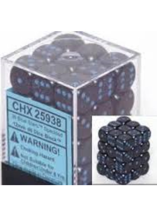 Speckled 36 * D6 Blue Stars 12mm Chessex Dice (CHX25938)