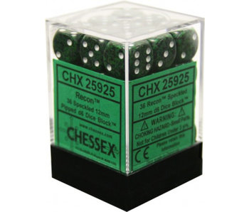 Speckled 36 * D6 Recon 12mm Chessex Dice (CHX25925)