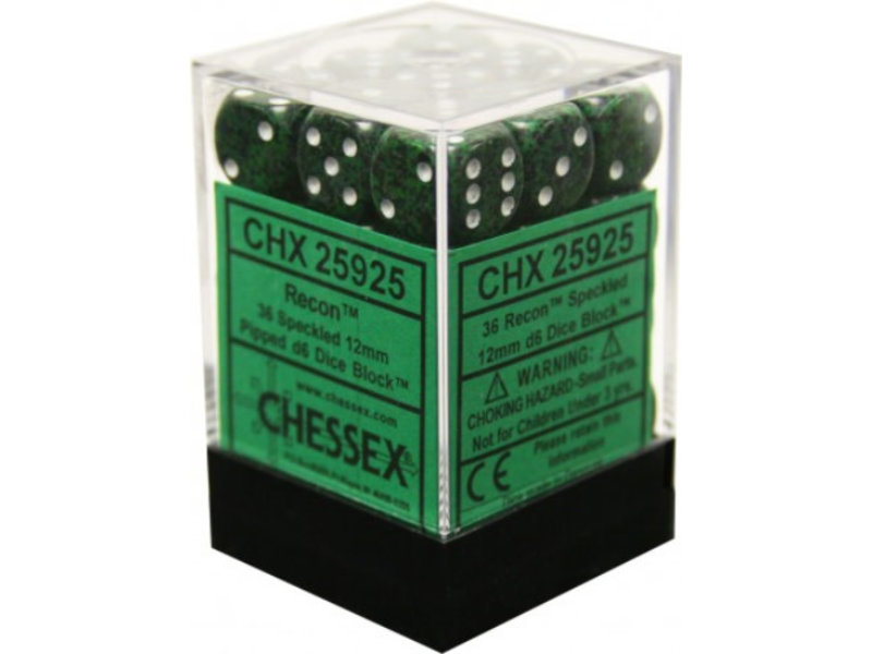 Chessex Speckled 36 * D6 Recon 12mm Chessex Dice (CHX25925)