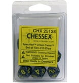 Chessex Speckled 10 * D10 Urban Camo Chessex Dice (CHX25128)