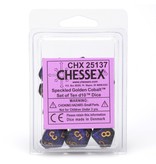 Chessex Speckled 10 * D10 Golden Cobalt Chessex Dice (CHX25137)