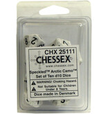 Chessex Speckled 10 * D10 Artic Camo Chessex Dice (CHX25111)