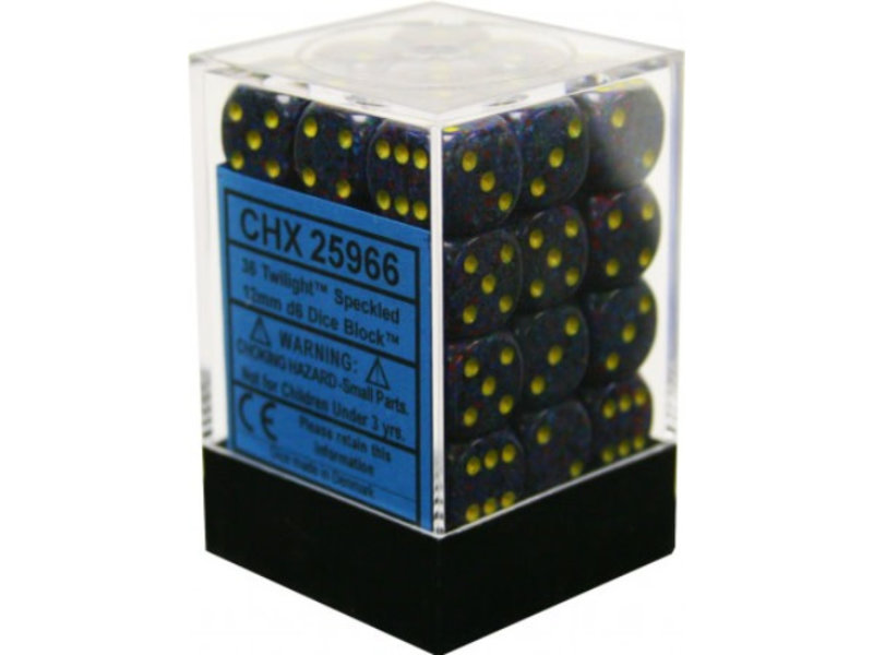 Chessex Speckled 36 * D6 Twilight 12mm Chessex Dice (CHX25966)