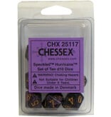 Chessex Speckled 10 * D10 Hurricane Chessex Dice (CHX25117)