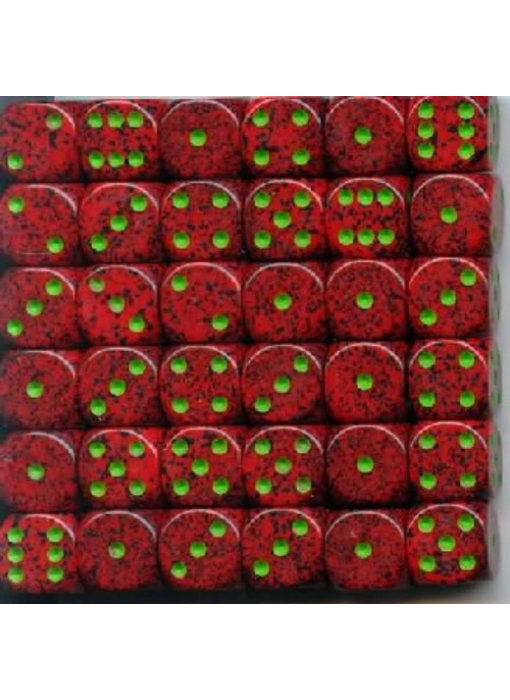 Speckled 36 * D6 Strawberry 12mm Chessex Dice (CHX25904)