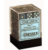 Chessex Speckled 36 * D6 Sea 12mm Chessex Dice (CHX25916)