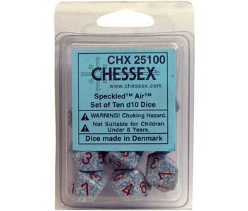 Speckled 10 * D10 Air Chessex Dice (CHX25100)