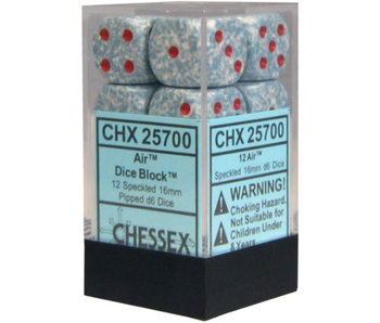 Speckled 12 * D6 Air 16mm Chessex Dice (CHX25700)