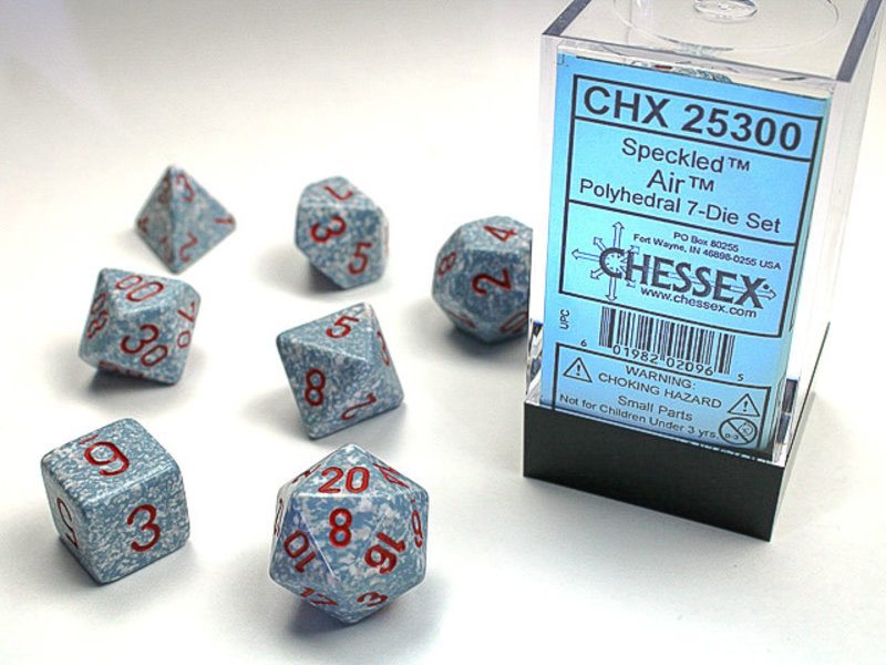Chessex Speckled 7-Die Set Air Chessex Dice (CHX25300)