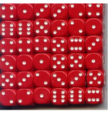 Chessex Opaque 36 * D6 Red / White 12mm Chessex Dice (CHX25804)
