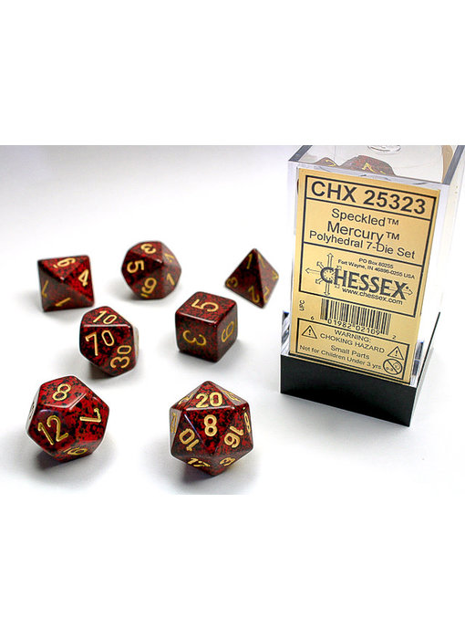 Speckled 7-Die Set Mercury Chessex Dice (CHX25323)