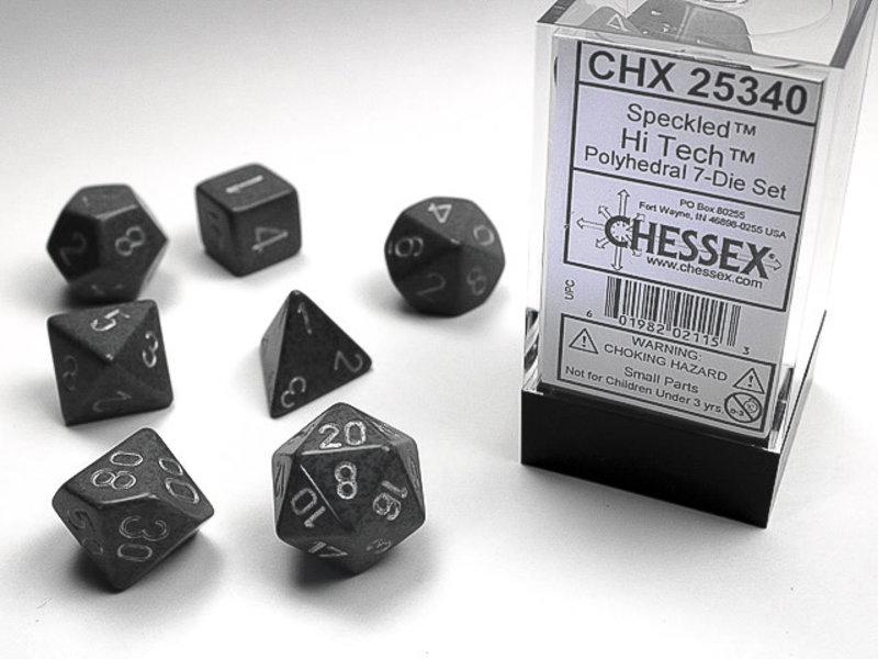 Chessex Speckled 7-Die Set Hi-Tech Chessex Dice (CHX25340)