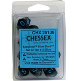 Chessex Speckled 10 * D10 Blue Star Chessex Dice (CHX25138)