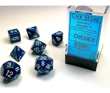 Speckled 7-Die Set Stealth Chessex Dice (CHX25346)