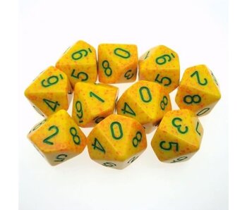 Speckled 10 * D10 Lotus Chessex Dice (CHX25112)
