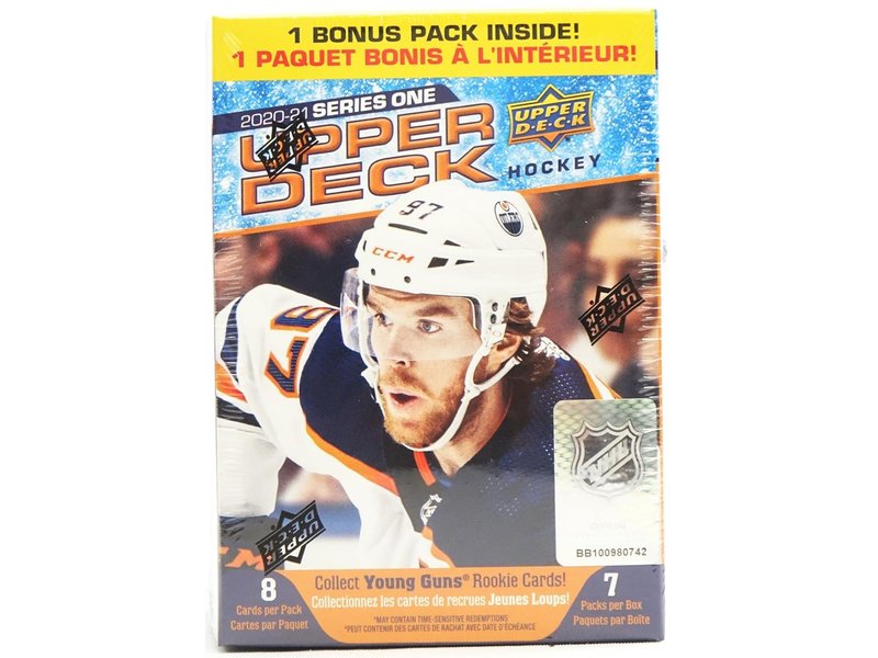 Upper Deck 2020/21 Upper Deck Series 1 Hockey 7-Pack Blaster Box