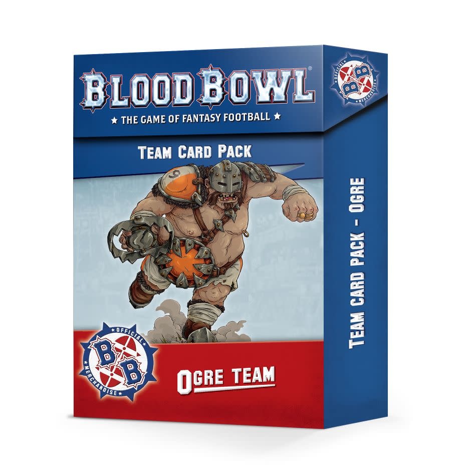 Blood Bowl Ogre Team Card Pack Englisch Games Workshop Gut Busters Oger cards