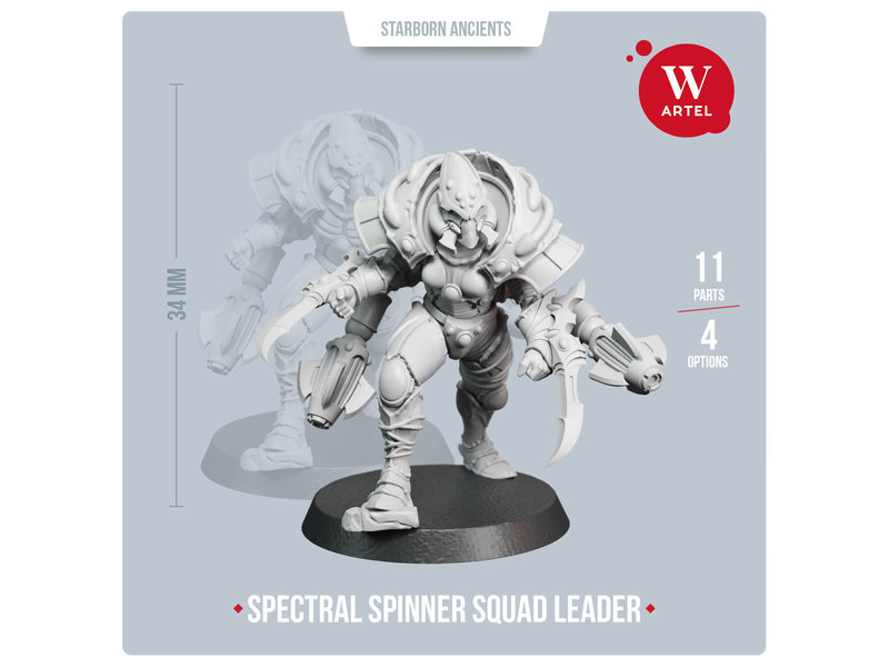 Artel W Miniatures Spectral Spinners Squad Leader (AW-229)