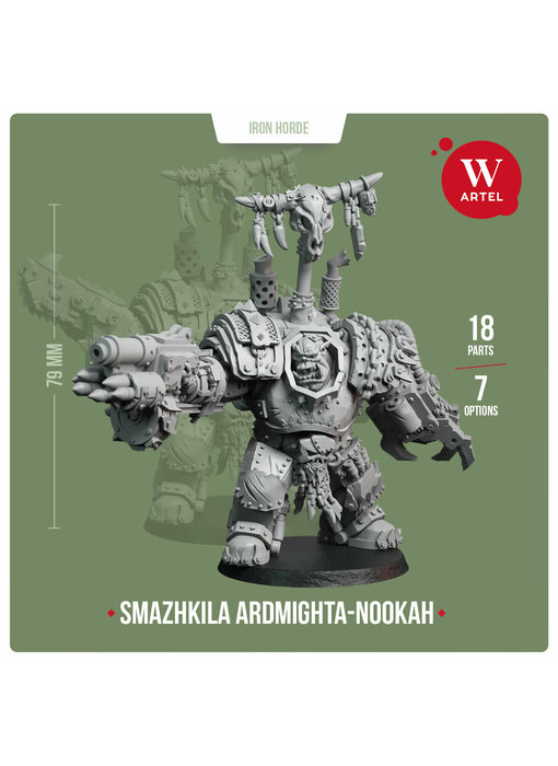 Smazhkila Ardmighta-nookah (+3 Additional armored headz) (AW-206)