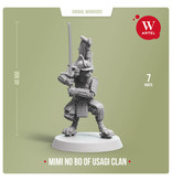 Artel W Miniatures Mimi no Bo, Warrior of Usagi Clan (AW-038)