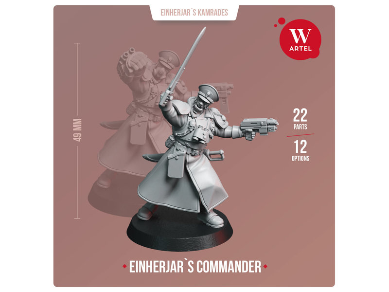 Artel W Miniatures Einherjar`s Kamrades Commander (AW-214)