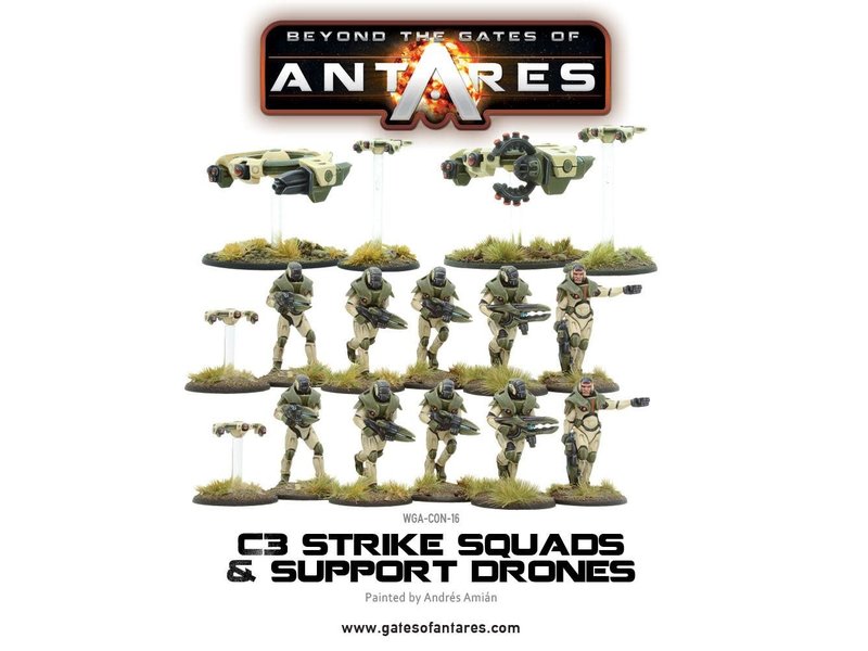 Warlord Games Beyond The Gates Of Antares Concord Strike Squad