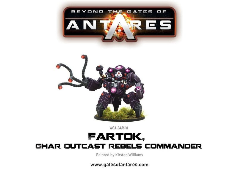 Warlord Games Beyond The Gates Of Antares Fartok, Ghar Outcast Rebels Commander