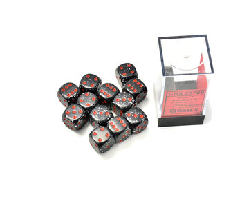 CHESSEX Red and Black dice #1 Warhammer 40k D6