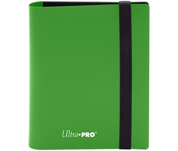 Ultra Pro Binder Pro Eclipse 2-Pocket Lime Green