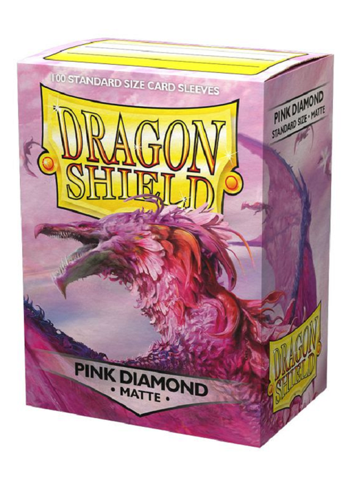 Dragon Shield Sleeves Matte Pink Diamond 100Ct
