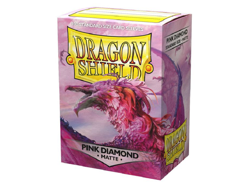 Dragon Shield Sleeves Matte Pink Diamond 100Ct