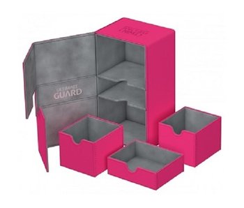 Ultimate Guard Twin Flip N Tray Deck Case Xenoskin Pink 200+