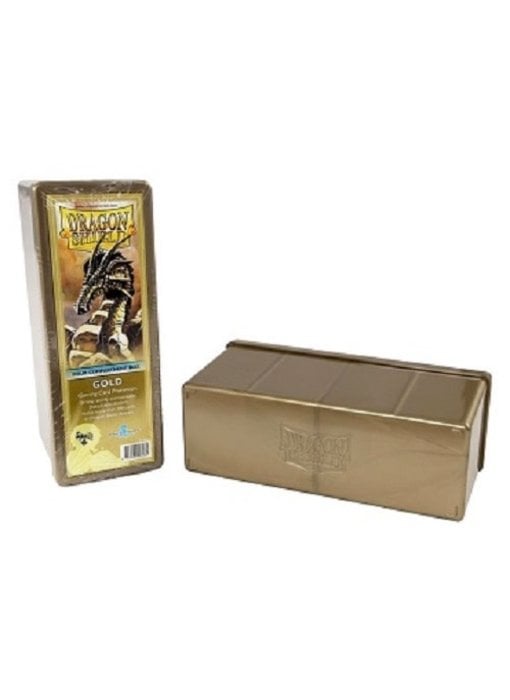 Dragon Shield Storage Box With 4 Compartments Gold