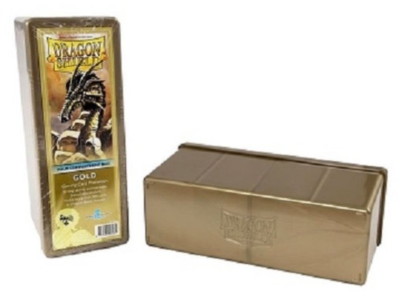 Dragon Shield Storage Box With 4 Compartments Gold