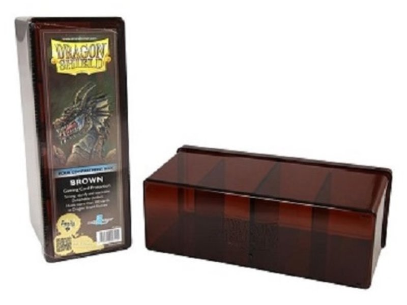 Dragon Shield Storage Box With 4 Compartments Brown