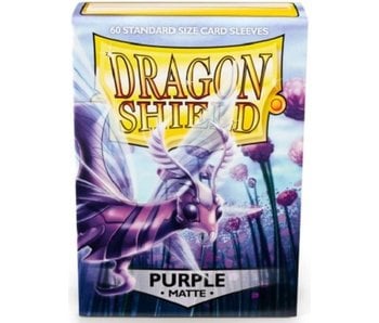 Dragon Shield Sleeves Matte Purple 60Ct