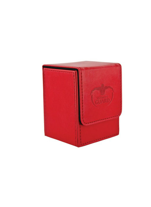 Ultimate Guard Flip Deck Case Leatherette Red 100+