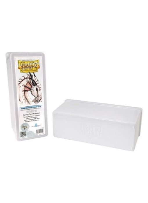 Dragon Shield Storage Box With 4 Compartments White