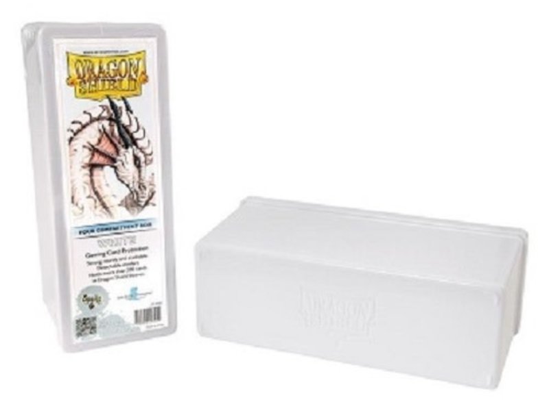 Dragon Shield Storage Box With 4 Compartments White