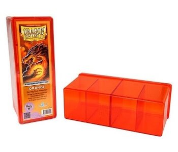 Dragon Shield Storage Box With 4 Compartments Orange