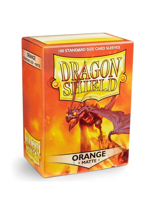 Dragon Shield Sleeves Matte Orange 100Ct