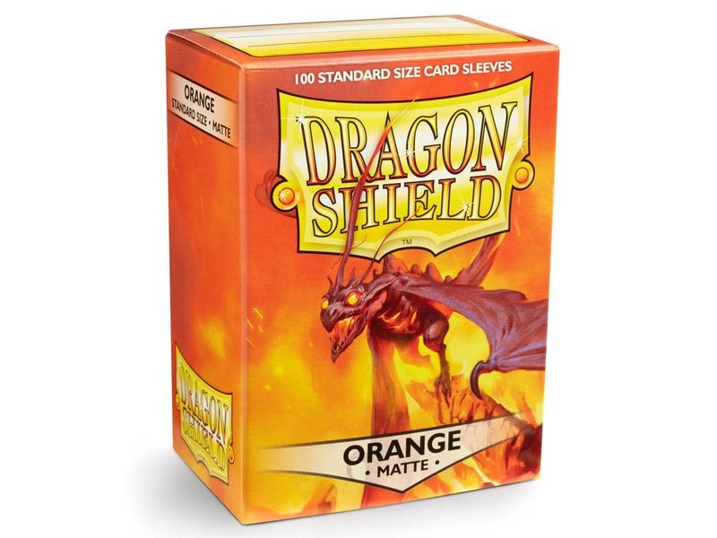 Dragon Shield Sleeves Matte Orange 100Ct