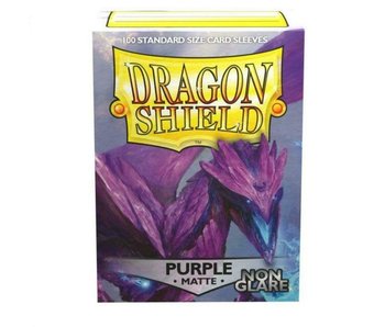 Dragon Shield Sleeves Matte Purple Non-Glare 100Ct