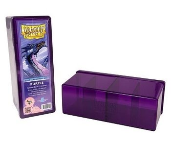 Dragon Shield Storage Box With 4 Compartments Purple