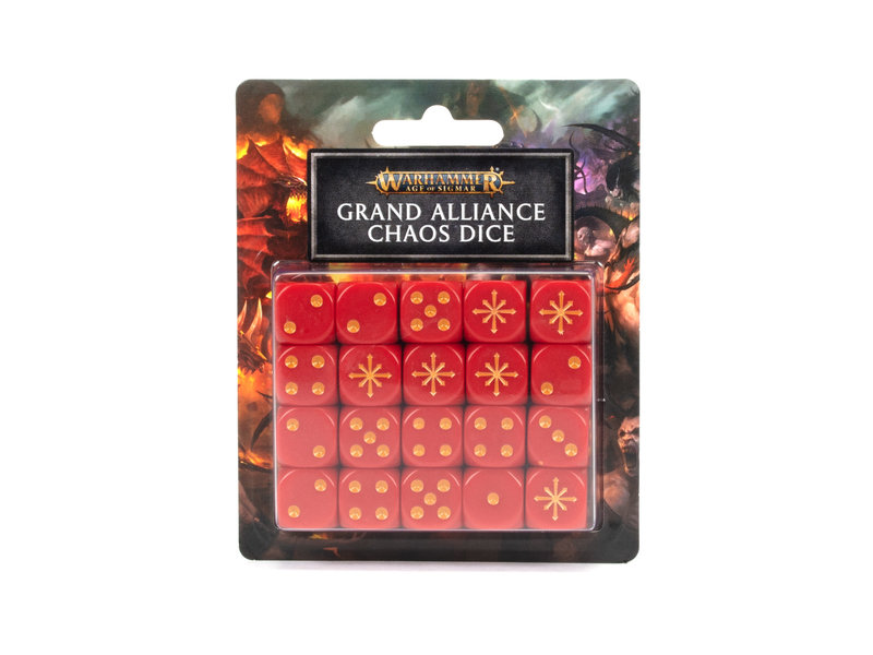 Games Workshop Age Of Sigmar - Grand Alliance Chaos Dice Set